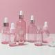 30ml 50ml 100ml Pink Cosmetic Dropper Bottle Hair Oil Dropper Bottle BPA Free