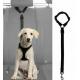 Adjustable Dog Seat Belt Collars Harness Restraint With Elastic Bungee Buffer
