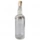 700ml 750ml 1000ml Square Glass Bottles with Cork Ideal for Gin Whisky Vodka Red Wine