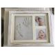 Vintage Clay Handprint Frame  Kit Child / Baby Photo Frame With Air Dry Clay