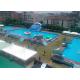 Family Metal Frame Pool With Waterproof PVC , Swimming Pool Equipment Set