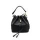 Real Leather Vintage Square Black Color Women Fashion Handbags
