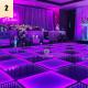 RGB 3in1 DMX LED Dance Floor Panel 3D Mirror Lights IP55 for Party Event 30pcs Program