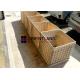 Uv Resistant Military Barriers Olive Green Defencell Foldable Gabions