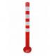 Roadway Safety High Visible Reflective Red PE Traffic Cones For Traffic Control