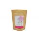 Biodegradable Stand Up Pouches Custom Design Kraft Paper Coffee Packaging Bags