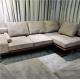 Comfortable Beige Fabric Recliner Durable Living Room Sectional Sofas