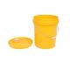 20L Plastic 20 Litre Paint Bucket Cylindrical Thickened For Storage