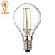 2W E14 220-240v 2700k 6500K led filament bulb P45 G45 non-dimmable led filament lamp