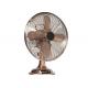 Electric Desk Fan oil-rubbed bronze Three Speeds 30 watt motor 50Hz