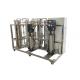 1500LPh Stainless Steel Double Stage RO System Water Plant For Ultra Pure Water
