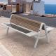 Solar Powered Smart Metal Bench Double-Sided Seating For Multiple People