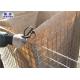 Galvanized Collapsible Defence Barriers Sand Color Long Working Life