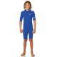 Youth Spring 2.5mm Neoprene Surf Suit Short Sleeve One Piece UV Protection For  Girls