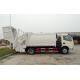 RHD 4X2 Garbage Collection Truck , Commercial Trash Compactor Truck 6CBM