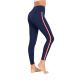 BSCI Navy Side Womens Plus Size Gym Leggings Activewear Yoga Pants