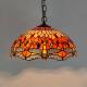 American creativity Tiffany stained glass lamp living room restaurant retro bar lamp Red Dragonfly Chandelier(WH-TF-37)