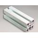 Silver White Electrophoresis Aluminium Moulding Profiles , Aluminum Extruder