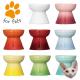 Eco Friendly Ceramic Pet Bowl , Easy To Clean Logo Personalized Ceramic Cat Bowls