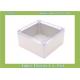 192*188*100mm ip65 Plastic Project Enclosure - Weatherproof with Clear Top