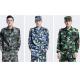 Long Sleeve Waterproof Army Military Uniforms , Medium Thickness Army Camouflage Jacket
