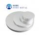 Smooth 0.3mm Aluminum Discs Round Circle Wafer For Reflective Sign Boards
