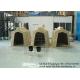 PE Material House Isolation Room Calf Shelters Plastic Calf Hutch 2200 * 1200 * 1400 Mm