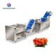 SS Fruit And Vegetable Hair Roller Bubble Cleaning Machine 800KG/H