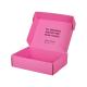 Pink Corrugated Paper Mailer Box Packaging Clothing E-Commerce Shipping
