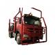 FAW SHACMAN HOWO TX 6X4 6X6 Loaded Log Truck Forest Logging Carrier Vehicle Semi Trailer For Wood Truck Timber Transport