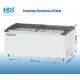 Sliding Glass 498 Liter Frost Free Chest Deep Freezer With Lock OEM SASO