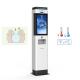 Face Recognition Hand Dispenser Kiosk Temperature Measurement With Indoor Advertising Signage