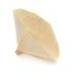 Natural Wood Pulp Cone Shape Coffee Filter Papers V60 1 - 4 Cup Food Grade