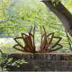 Multifunctional Candlesticks Lotus Shaped Corten Steel Garden Lantern