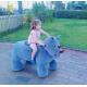 Hansel amusement kids funfair plush battery operated zoo animal rides