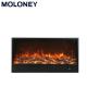 Single Color Artificial Charcoal Flame Electric Fireplace Remote Control