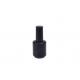 black powder coating gel polish bottle thick tough coating 15ml round gel polish bottle nail polish packaging LESS MOQ