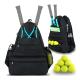 Waterproof Portable Beach Tennis Net Large Capacity 2.87inches Tennis Balls Bag