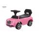 CE Foot To Floor Ride On Car For 18 Month Pink With Easy To Grasp Handle