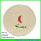 LUDA embroidery placemat hand crocheted paper straw round table mat