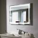 Bathroom LED Backlit Mirror Bluethooth Optional , Oval Light Up Mirror