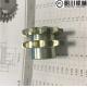 45C Silver Zincing Plating Double Chain Sprocket 06B10T With Grooves