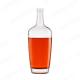 Brandy Vodka Whisky 750ml Glass Bottle with Custom Logo and Rubber Stopper Sealing Type