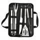 Barbecue Tools 9 Pieces Stainless Steel Grill Set Combined With Outdoor Barbecue Supplies