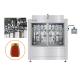 Automatic Anti Dripping Piston Type Fruit Jam Syrup Filling Machine With Heating And Mixing Function