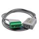 Nihon Kohden 12 Pin 2.4m JC 906P ECG Trunk Cable For Adult Pediatric
