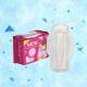 Waterproof printed menstrual super absorbent airlaid sap paper sanitary pads for women