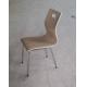wood metal banquet dining chair