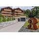 Number 3 Design Corten Steel Sculpture Rusty Sculptures For Residential Decoration