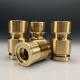 CNC Brass Turned Parts CNC Lathe Turning Services Precision Machining For Aerospace Parts